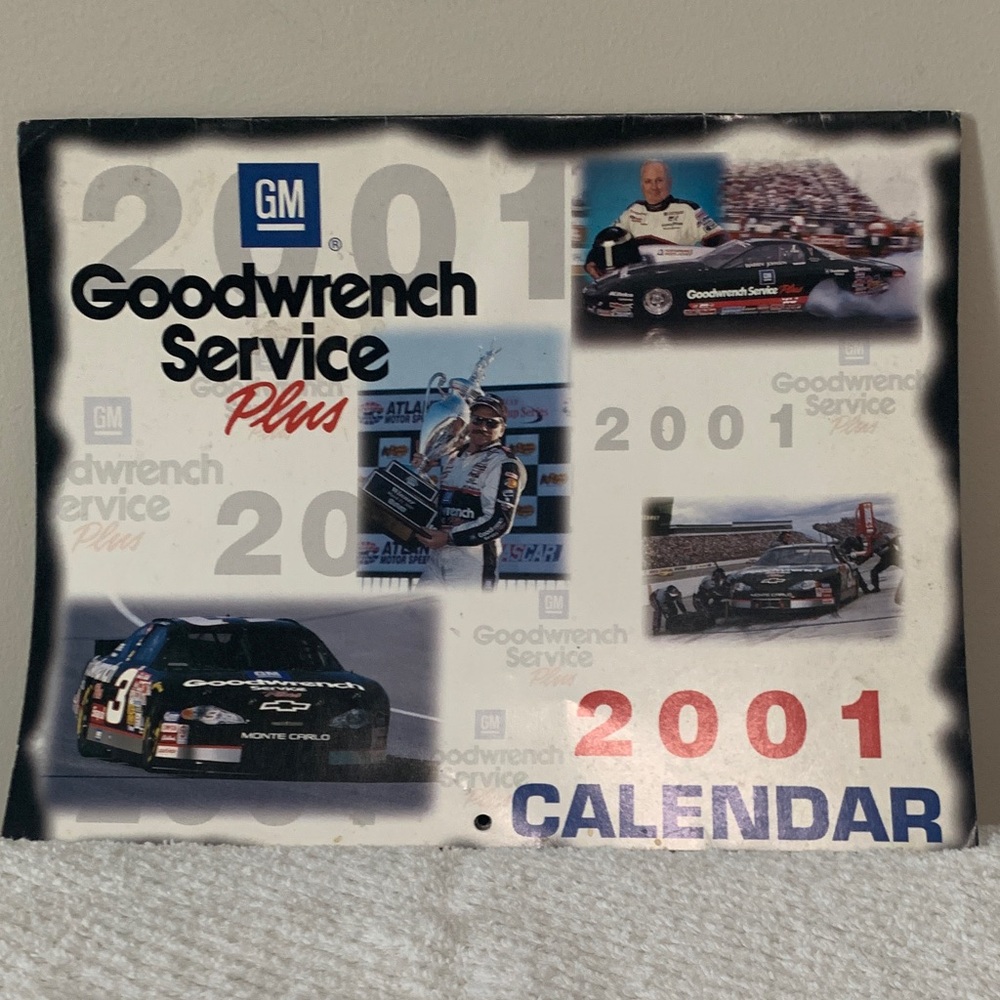 GM Goodwrench Service Plus 2001 Calendar
